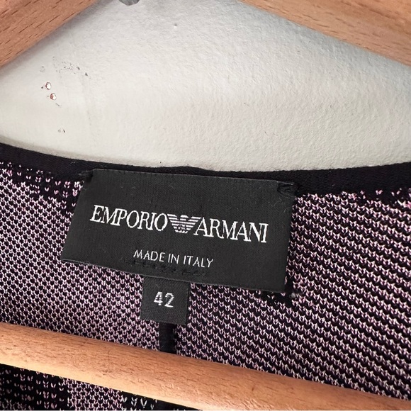Georgio Emporio Armani Runway Jumper Jacquard Size 42 Medium - Picture 6 of 16